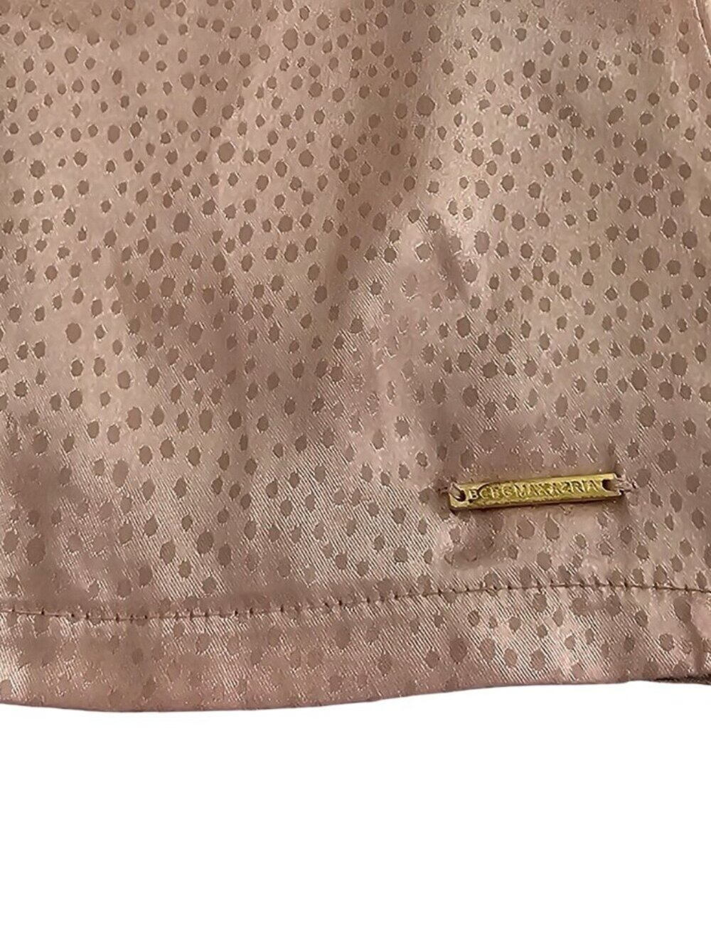 BCBGMaxAzria Satin Lace Cami & Shorts Set in Dusty Rose - Picture 7 of 15